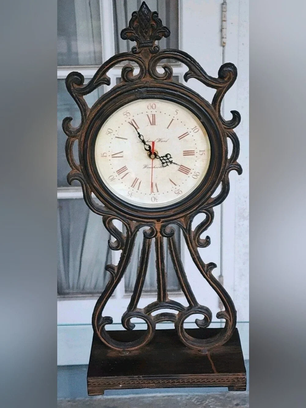 Vintage Winchester Desk Clock For Mantel/Shelf, By Richard Ward, Not Working